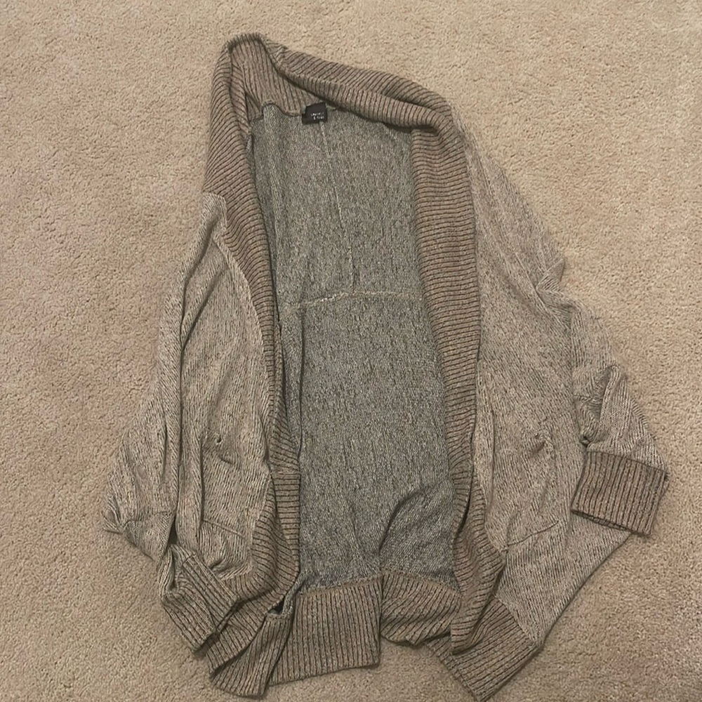Tan cardigan